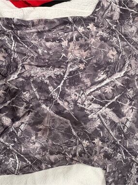 Camouflage-Print Duvet Cover in Charcoal Gray